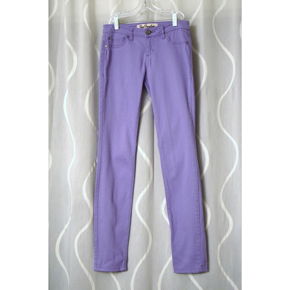 Lavender Light Purple Stretchy Skinny Jeans Jeggings | Size 3